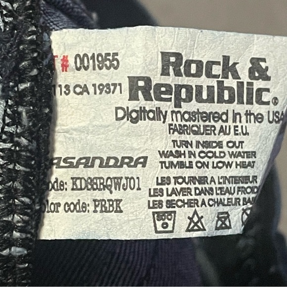 Rock & Republic Kasandra bootcut dark wash size 29 x 31 - Picture 11 of 15